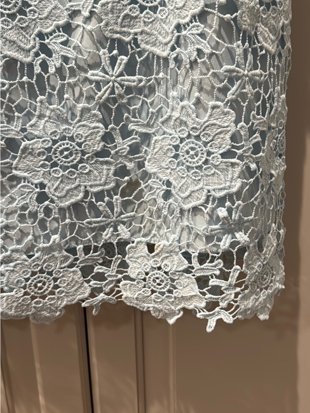 Ted Baker Light Blue Lace Dress - Picture 10 of 10